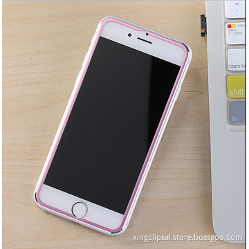 2016 HOT SELLING wholesale 2.5D Full Cover Color rim tempered glass screen protector for iphone 6 6S